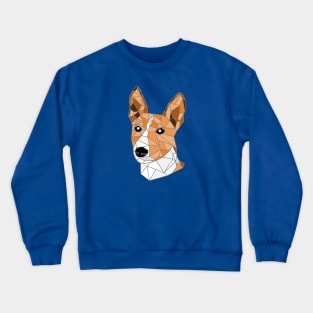 Basenji Stained Glass Crewneck Sweatshirt